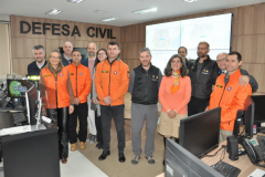 Visita da Comitiva Italiana fortalece cooperação internacional em gestão de riscos no Paraná